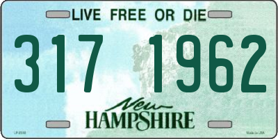 NH license plate 3171962