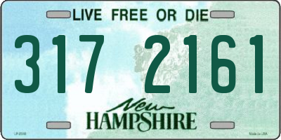 NH license plate 3172161