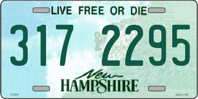 NH license plate 3172295