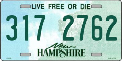 NH license plate 3172762