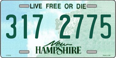 NH license plate 3172775