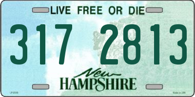 NH license plate 3172813