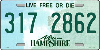 NH license plate 3172862