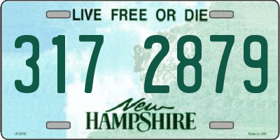 NH license plate 3172879