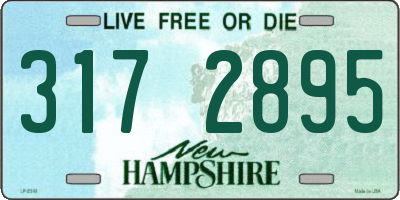 NH license plate 3172895