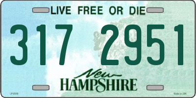 NH license plate 3172951