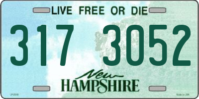 NH license plate 3173052