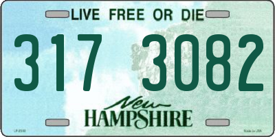 NH license plate 3173082