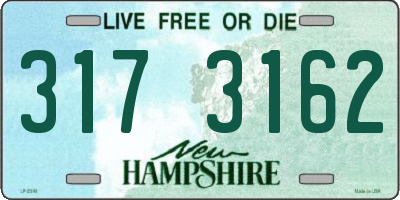 NH license plate 3173162