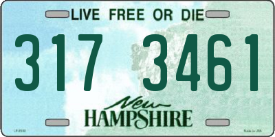 NH license plate 3173461