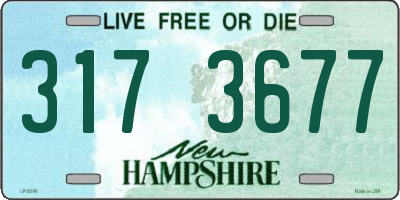 NH license plate 3173677