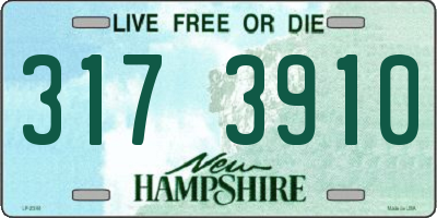 NH license plate 3173910