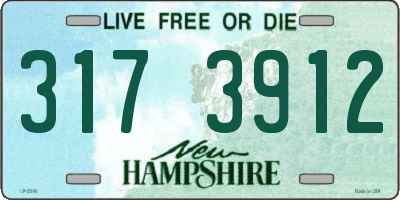 NH license plate 3173912