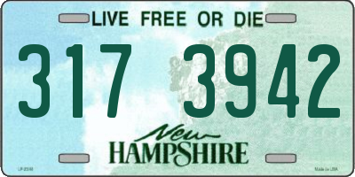 NH license plate 3173942