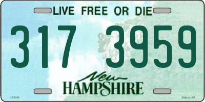 NH license plate 3173959
