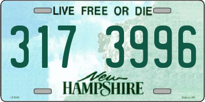 NH license plate 3173996