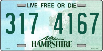 NH license plate 3174167