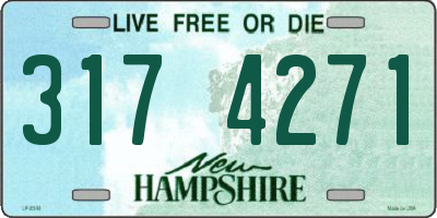 NH license plate 3174271