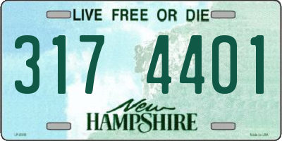 NH license plate 3174401