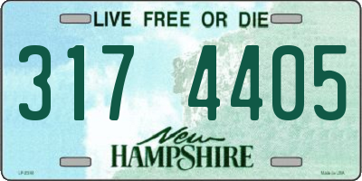 NH license plate 3174405