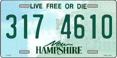 NH license plate 3174610