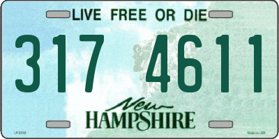 NH license plate 3174611