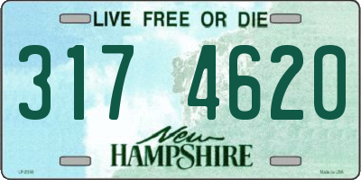 NH license plate 3174620