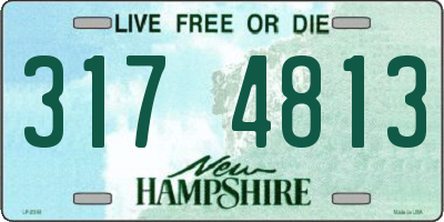NH license plate 3174813
