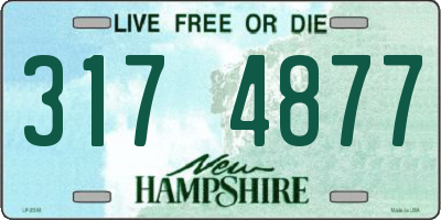 NH license plate 3174877