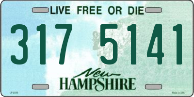 NH license plate 3175141
