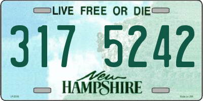 NH license plate 3175242