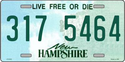 NH license plate 3175464