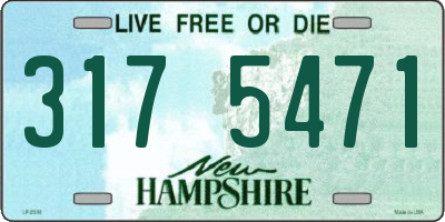 NH license plate 3175471