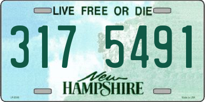 NH license plate 3175491