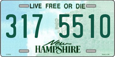 NH license plate 3175510