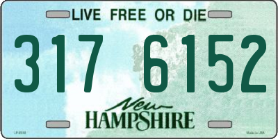 NH license plate 3176152