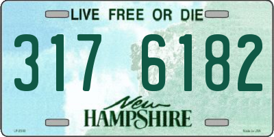 NH license plate 3176182