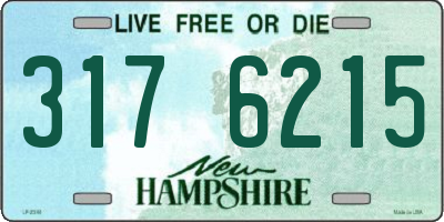 NH license plate 3176215