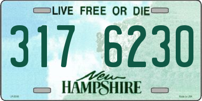 NH license plate 3176230