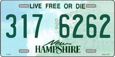 NH license plate 3176262