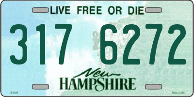NH license plate 3176272