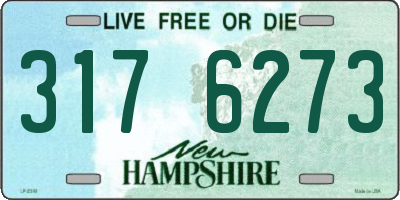 NH license plate 3176273