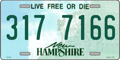 NH license plate 3177166