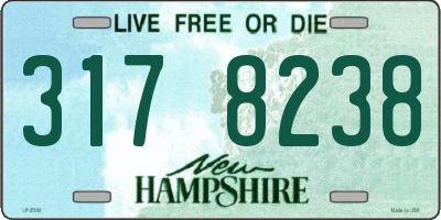 NH license plate 3178238