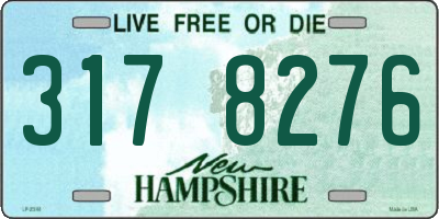 NH license plate 3178276