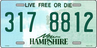 NH license plate 3178812