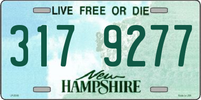 NH license plate 3179277