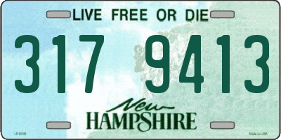 NH license plate 3179413