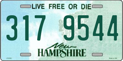 NH license plate 3179544