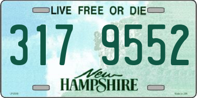 NH license plate 3179552